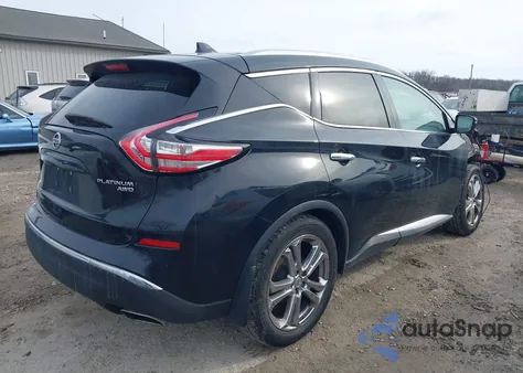 2016 Nissan Murano Platinum from USA, damaged, VIN 5N1AZ2MH6GN143520